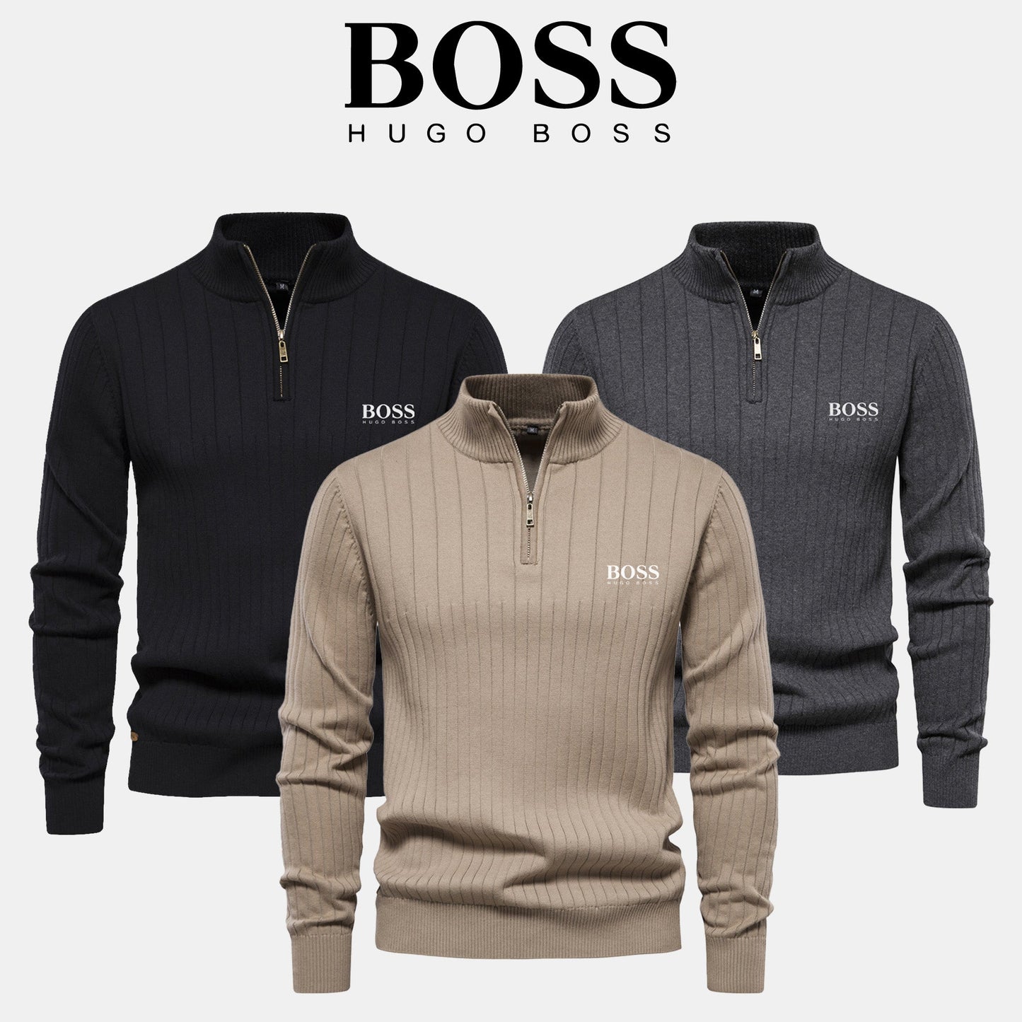 𝐵oss Premium Long-sleeve Jumper